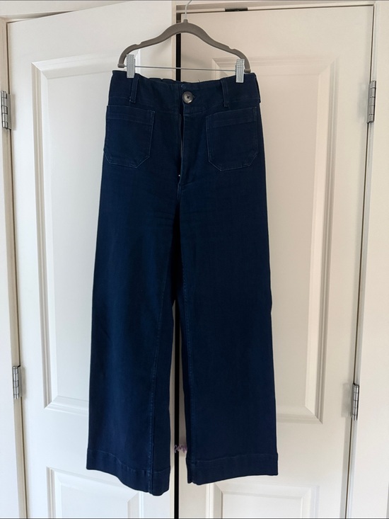 Maeve Denim - Maeve Wide-Leg Jeans in Deep Navy